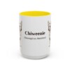 15oz Chiweenie Latin Mug, Yellow, front view