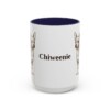 15oz Chiweenie Mug, Navy, front view