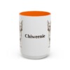 15oz Chiweenie Mug, Orange, front view