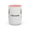 15oz Chiweenie Mug, Pink, front view