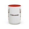 15oz Chiweenie Mug, Red, front view