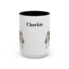 15oz Chorkie Mug, Black, front view