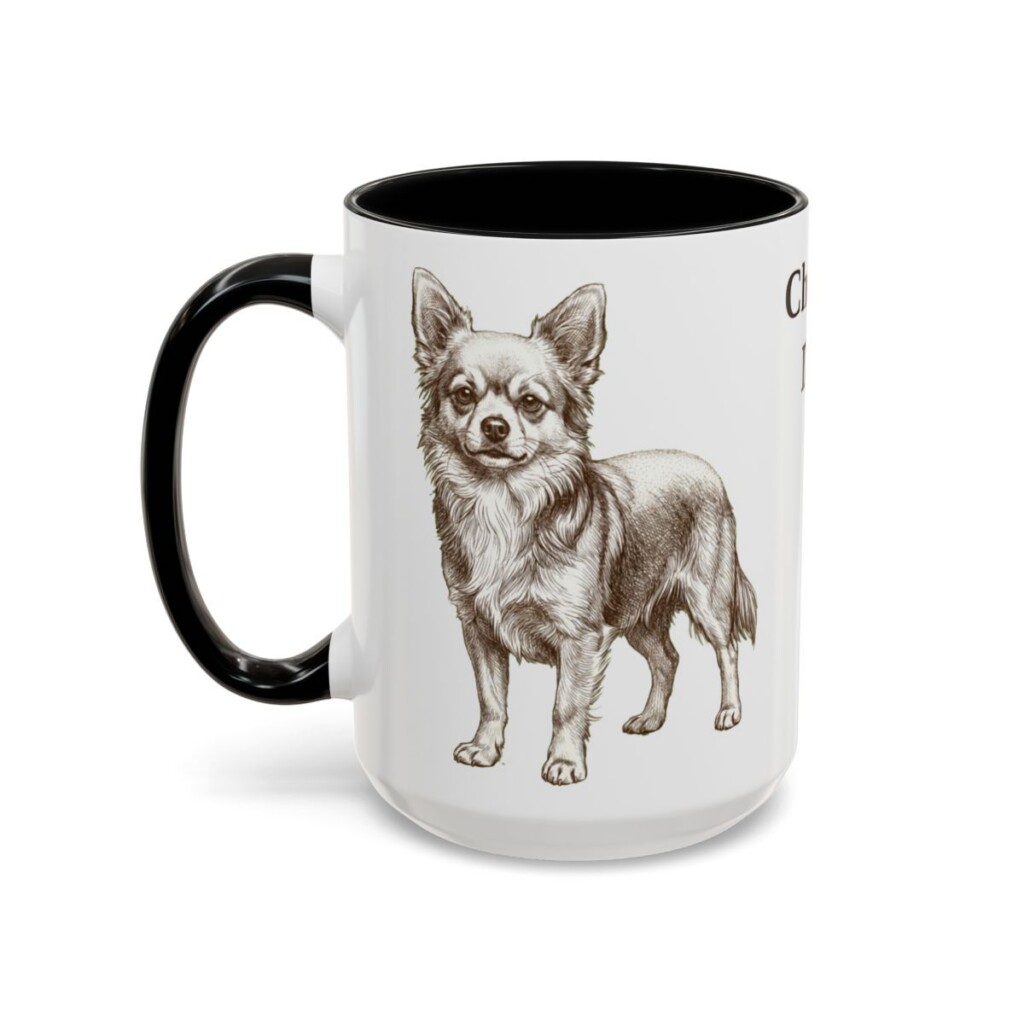15oz-chorkie-mug-dad-black-left 15oz Chorkie Dog Dad Mug, Black, left side view