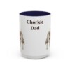15oz-chorkie-mug-dad-navy 15oz Chorkie Dog Dad Mug, Navy, front view