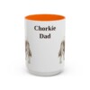 15oz-chorkie-mug-dad-orange 15oz Chorkie Dog Dad Mug, Orange, front view