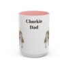 15oz-chorkie-mug-dad-pink 15oz Chorkie Dog Dad Mug, Pink, front view