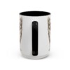 15oz Funny Chorkie Mug, Black, back view