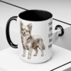 15oz Funny Chorkie Mug, Black, lifestyle photo