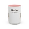 15oz Chorkie Latin Mug, Pink, front view