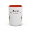 15oz Chorkie Latin Mug, Red, front view