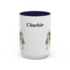 15oz Chorkie Mug, Navy, front view