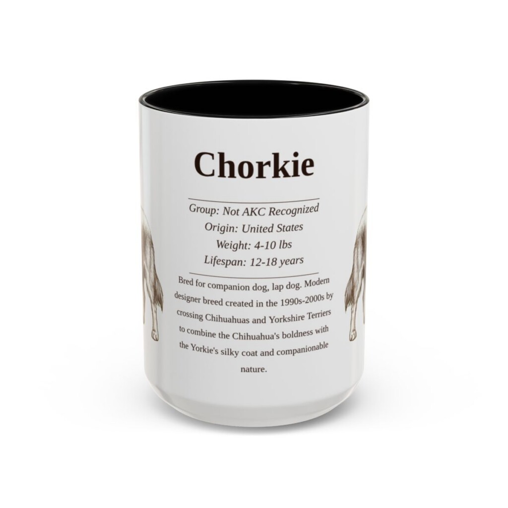 15oz chorkie mug, Black