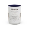 15oz chorkie mug, Navy