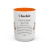 15oz chorkie mug, Orange