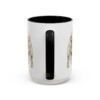15oz Funny Chow Chow Mug, Black, back view