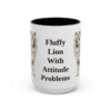 15oz Funny Chow Chow Mug, Black, front view