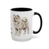 15oz Funny Chow Chow Mug, Black, right side view