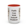 15oz Funny Chow Chow Mug, Red, front view