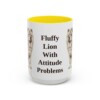 15oz Funny Chow Chow Mug, Yellow, front view