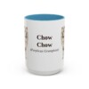 15oz Chow Chow Latin Mug, Light Blue, front view