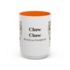15oz Chow Chow Latin Mug, Orange, front view