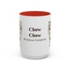 15oz Chow Chow Latin Mug, Red, front view