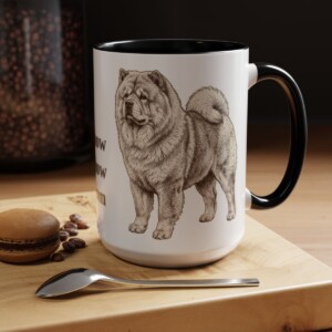 15oz chow chow mug, Black