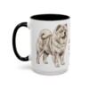 15oz chow chow mug, Black