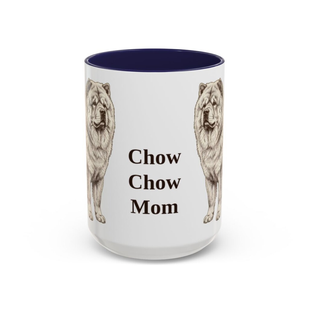 15oz chow chow mug, Navy