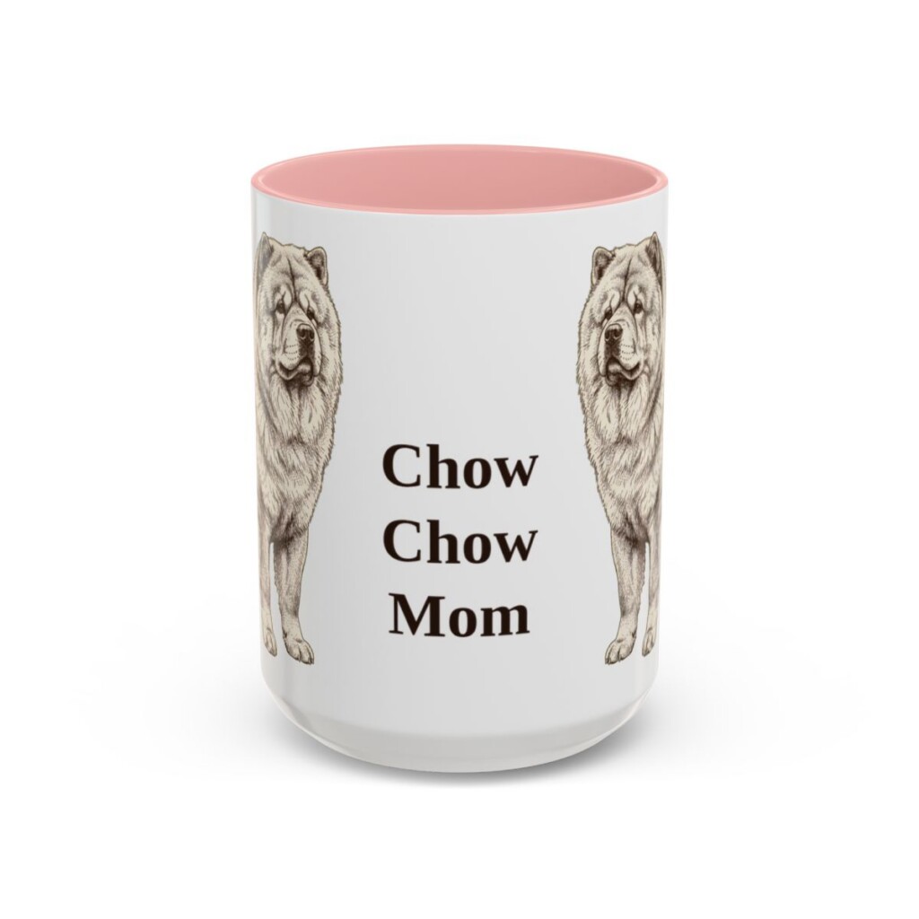 15oz chow chow mug, Pink