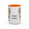 15oz Chow Chow Mug, Orange, front view