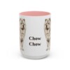 15oz Chow Chow Mug, Pink, front view