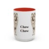 15oz Chow Chow Mug, Red, front view