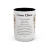 15oz chow chow mug, Black