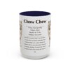 15oz chow chow mug, Navy