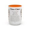 15oz chow chow mug, Orange