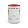 15oz chow chow mug, Red