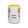 15oz Chow Chow Mug, Yellow, front view