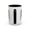 15oz Funny Chug Mug, Black, back view
