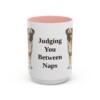 15oz Funny Chug Mug, Pink, front view