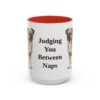 15oz Funny Chug Mug, Red, front view