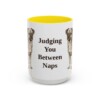 15oz Funny Chug Mug, Yellow, front view