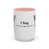 15oz Chug Latin Mug, Pink, front view