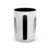 15oz Chug Mug, Black, back view