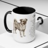15oz Chug Mug, Black, lifestyle photo