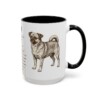 15oz Chug Mug, Black, right side view