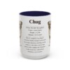 15oz Chug Mug, Navy, front view