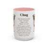 15oz Chug Mug, Pink, front view