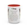 15oz Chug Mug, Red, front view