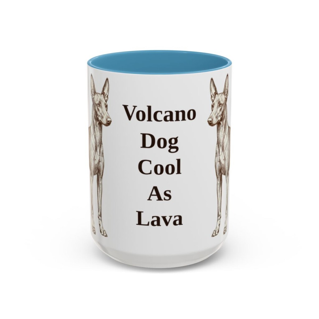 15oz-cirneco-delletna-mug-humor-light-blue 15oz Funny Cirneco dell'Etna Mug, Light Blue, front view